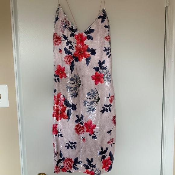 Floral Sequin Dress - Picture 2 of 4